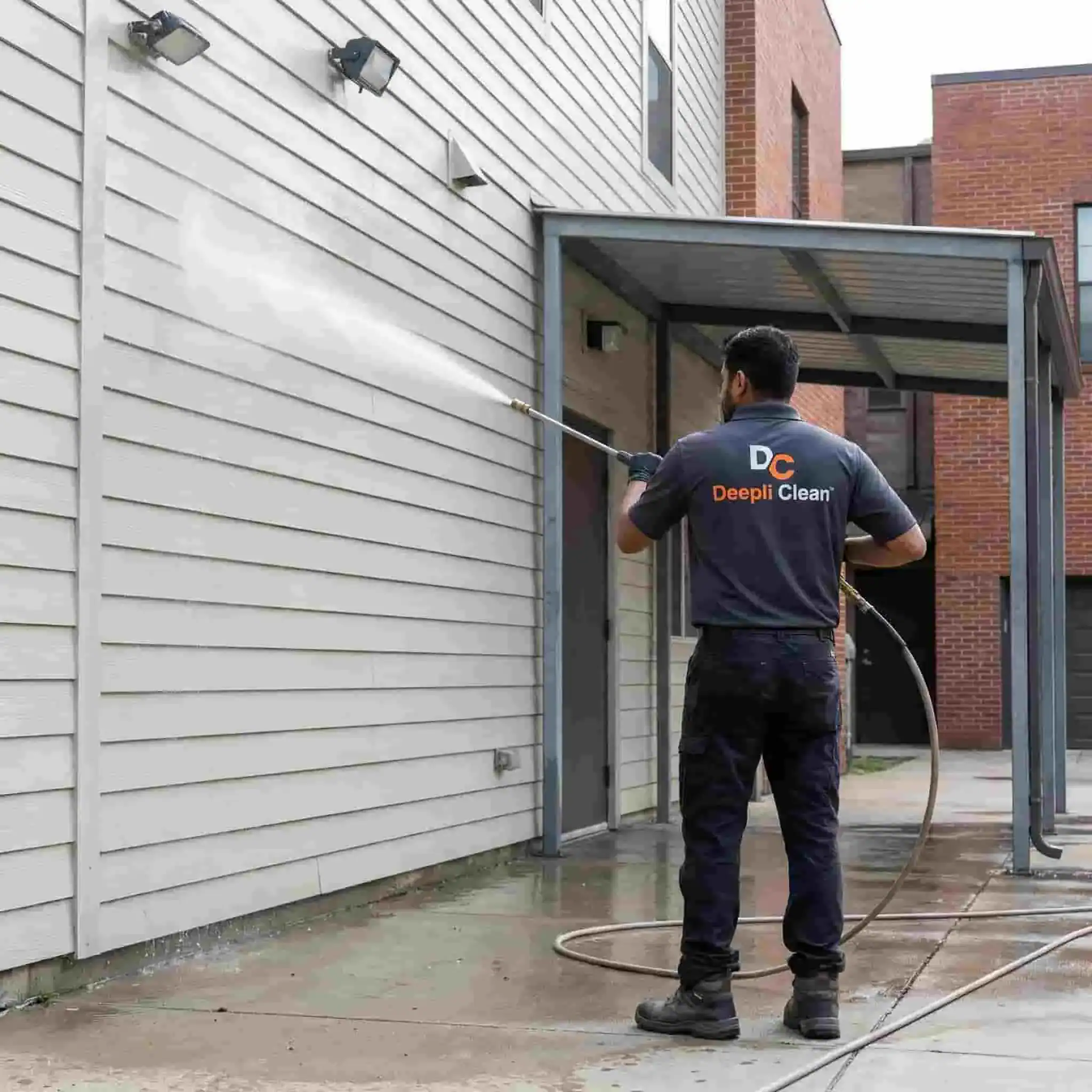 Power Washing for a commercial property