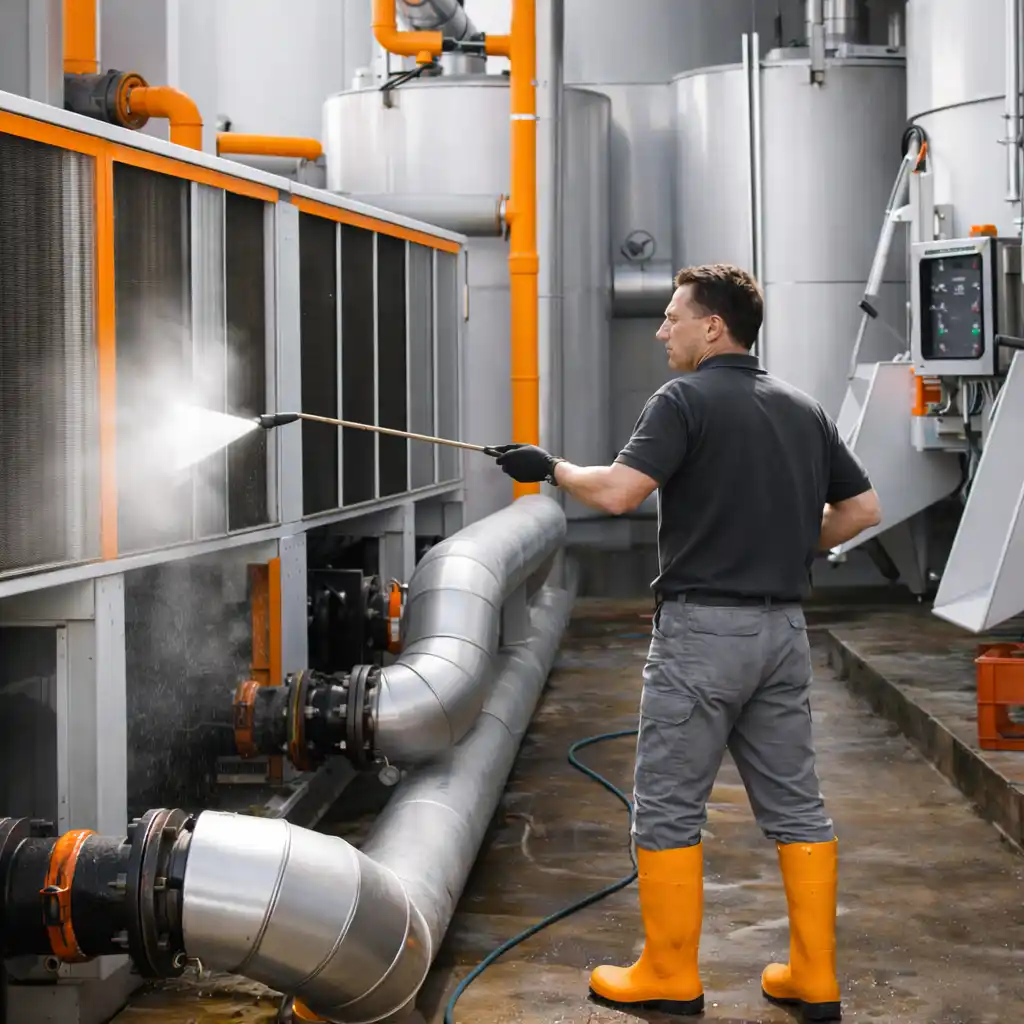 Industrial Power Washing Restoration